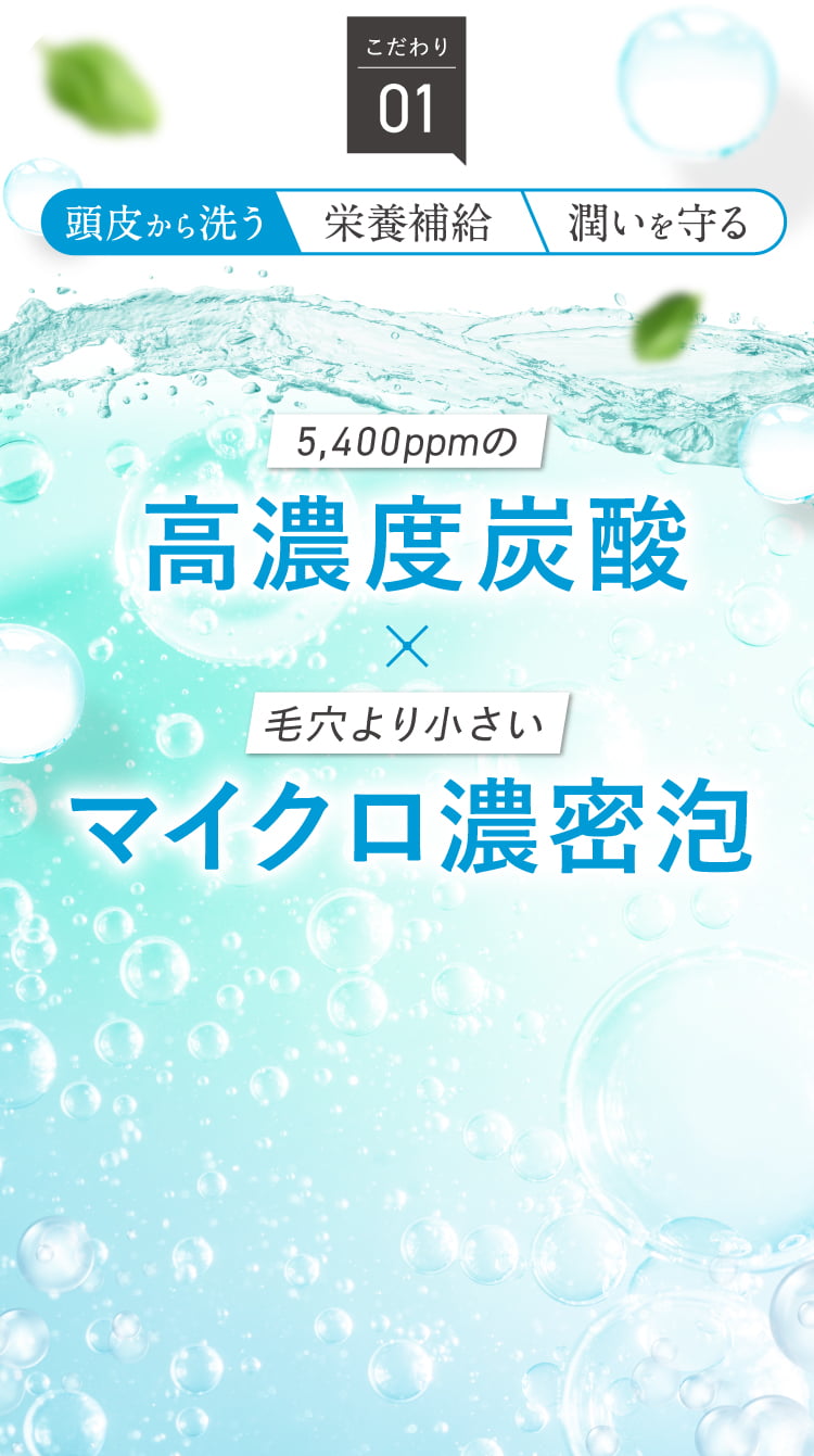 炭酸×濃密泡